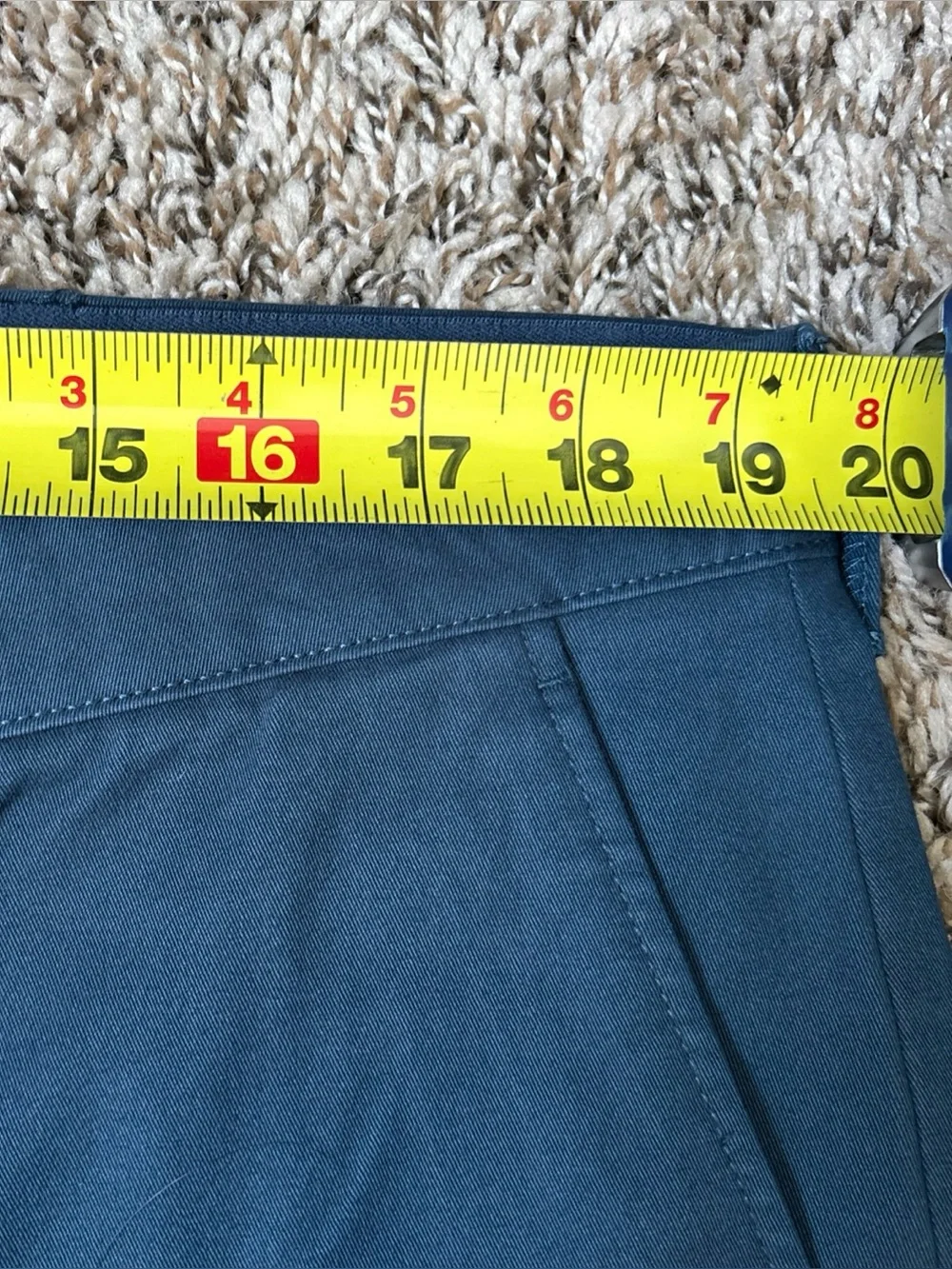 J. Crew Flex Men's Slim Fit Blue Chino Pants, 38x32, NWT
